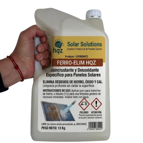 Ferro-Elim HQZ desincrustante para paneles solares