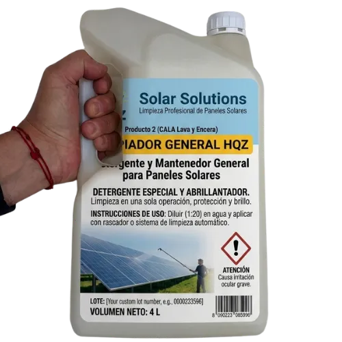 Limpiador General HQZ para paneles solares